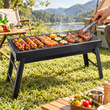 Parrilla Portátil a Carbón para Picnic y Camping