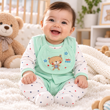 Set de Ajuar para Bebé 8 Piezas Osito Azul Talla 6–9 meses