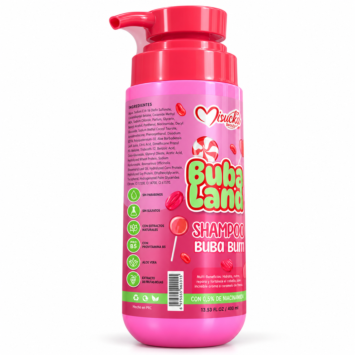 Shampoo Misucka Buba Land Buba Bum 400 ml