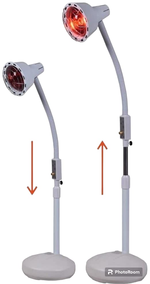 Lampara Infrarroja 275w Potencia Regulable Flexible Con Pedestal