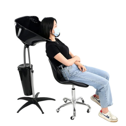 Lavapelo Portatil de Peluqueria Con Depósito de Agua