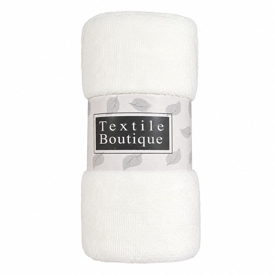 Toalla de microfibra Textile Boutique color Blanco - imagen principal