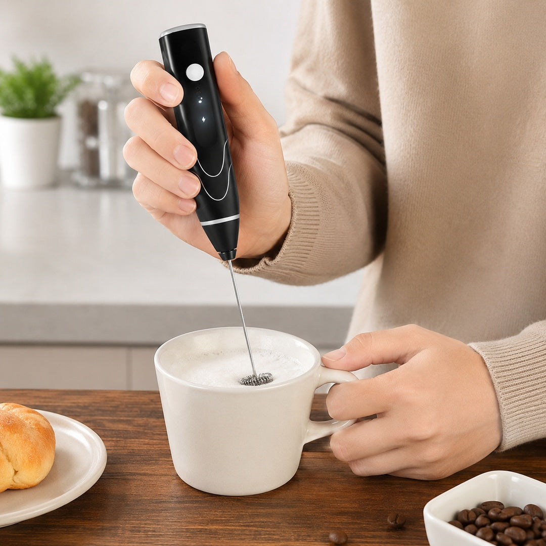 Mini batidor de café recargable - vista 4 del producto