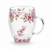 Taza Para Café o Té Doble Fondo Diseño Flores