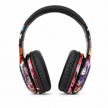 Auriculares Bluetooth Graffiti Con Luz Led Ng - variante negro