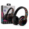 Auriculares Bluetooth Graffiti Con Luz Led Ng