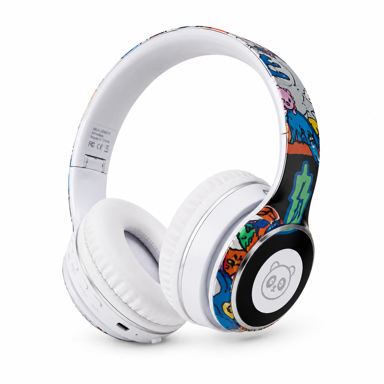 Auriculares Bluetooth Graffiti Con Luz Led Ng - vista 8 del producto
