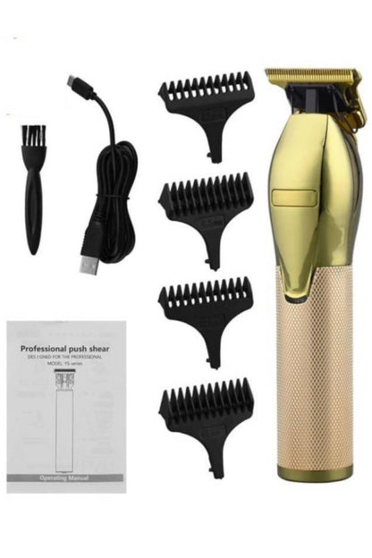 Máquina de Afeitar Hair Trimmer Profesional Gold