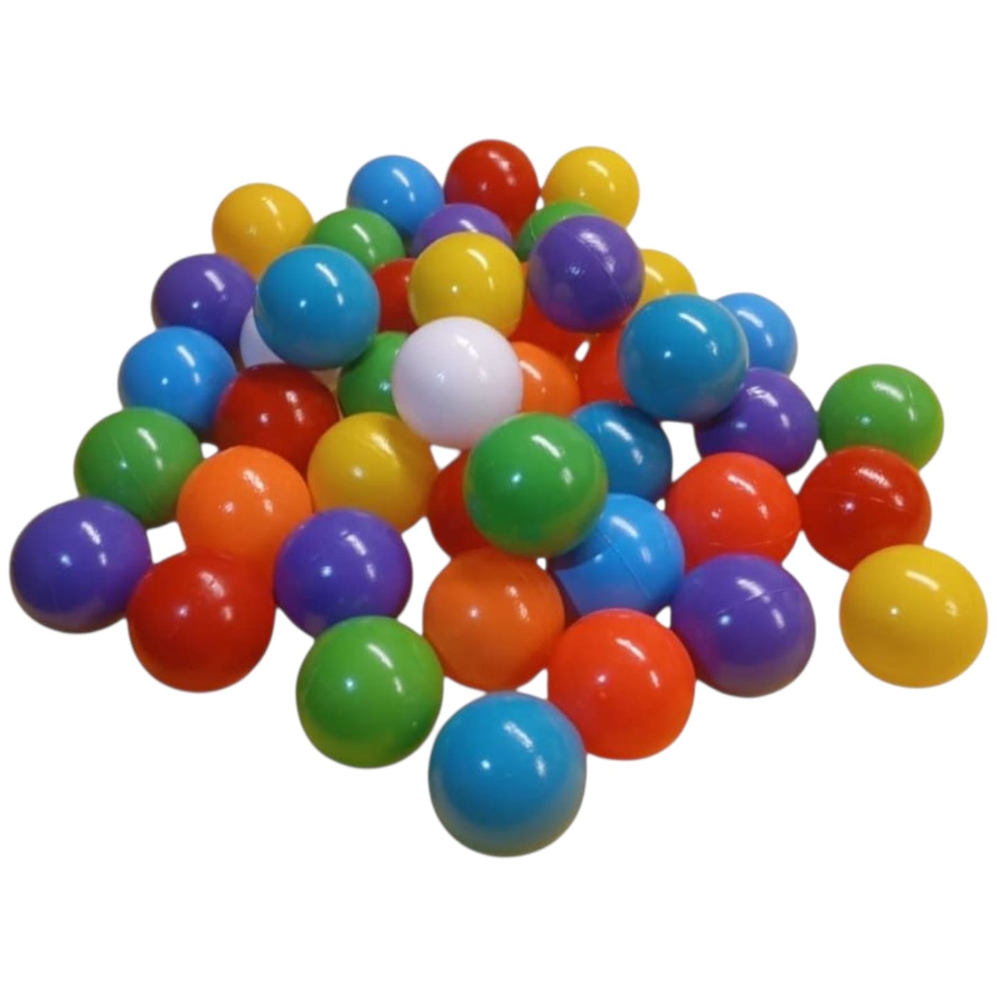 Pack 50 Pelotas Plásticas Para Piscina Colores Surtidos