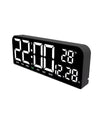 Reloj Despertador Luz Led Digital De Mesa Y Pared Mediano