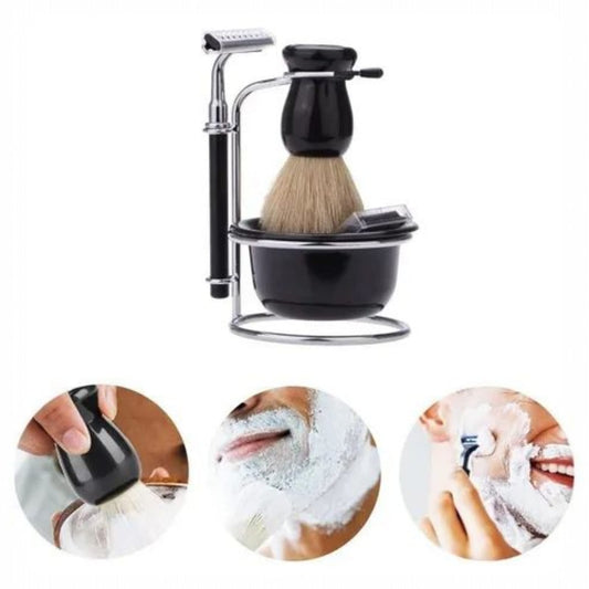Kit Afeitado Manual Clásico Para Barbero Barberia