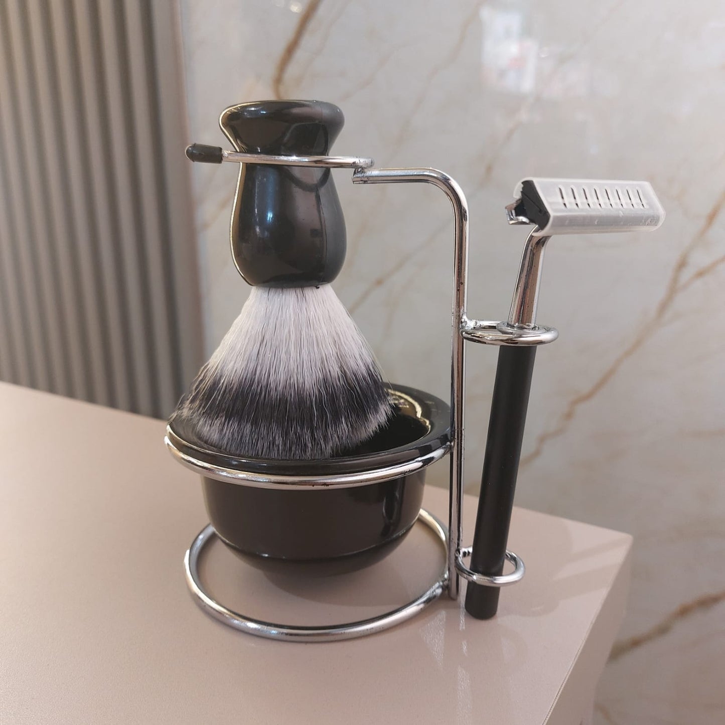 Kit Afeitado Manual Clásico Para Barbero Barberia