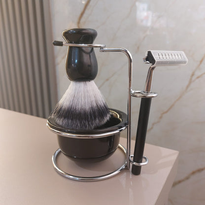 Kit Afeitado Manual Clásico Para Barbero Barberia