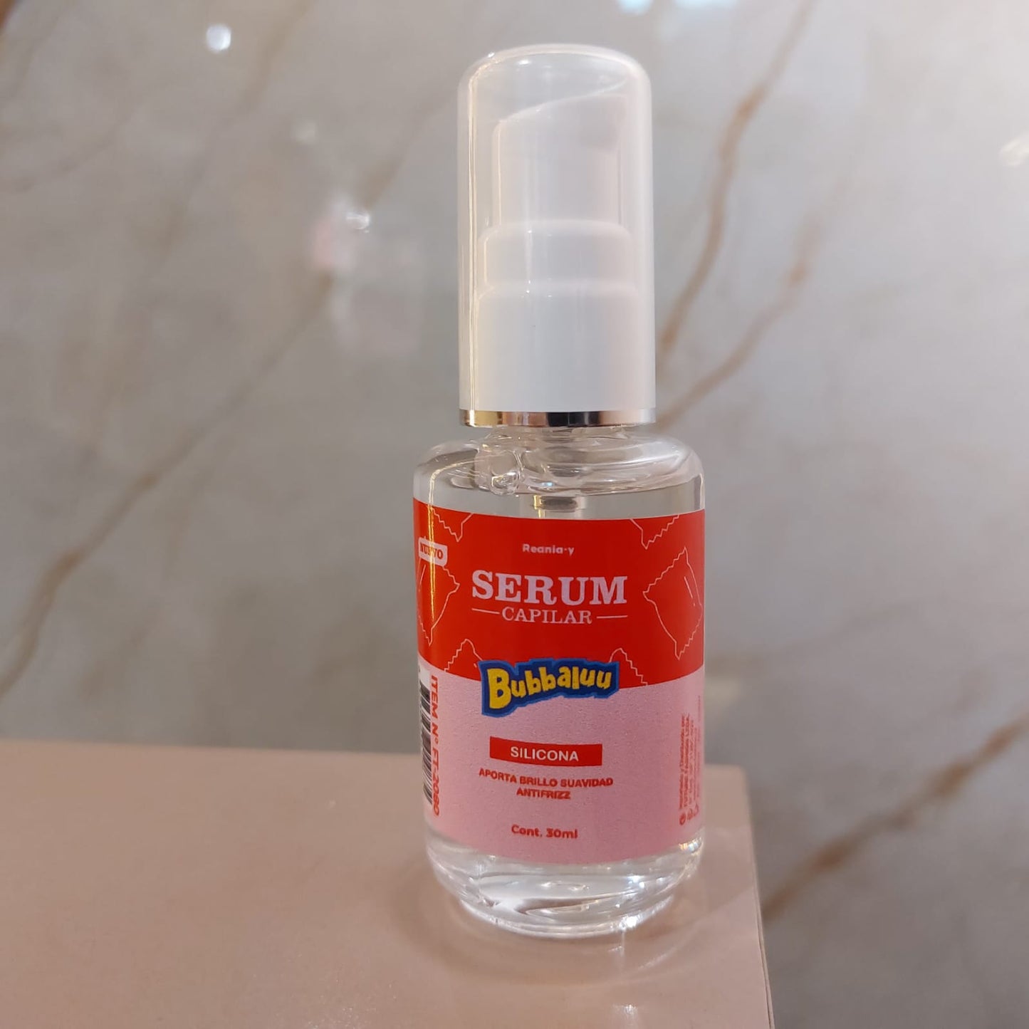 Sérum Capilar Silicona Para el Cabello Bubbaluu 30ml