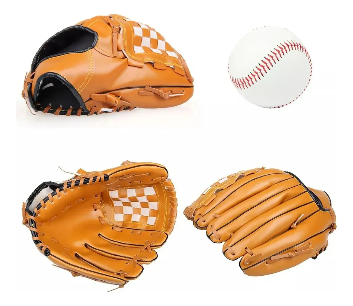 Set De Béisbol Bate De Aluminio C/pelota Y Guante Infantil