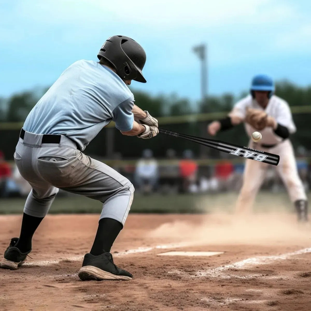 Set De Béisbol Bate De Aluminio C/pelota Y Guante Infantil