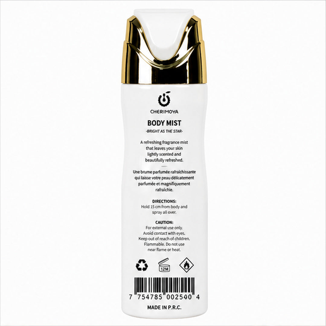Perfume Cherimoya Body Mist Bright As The Star - detalle del producto