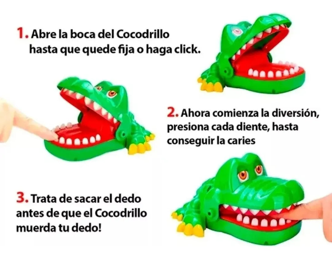 Juguete Cocodrilo Dentista Mordedor Juego De Mesa