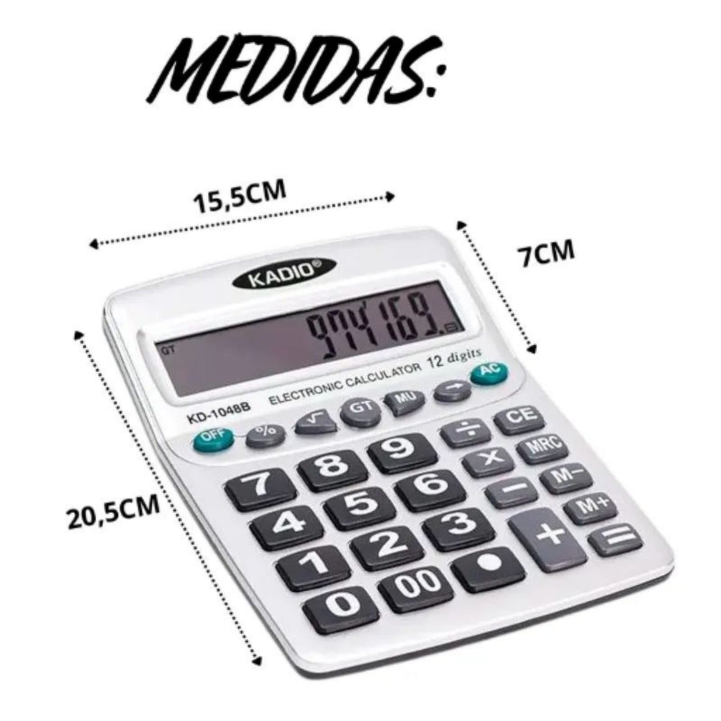 Calculadora Escritorio Oficina Grande 12 Digitos