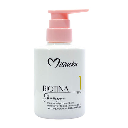 Shampoo Misucka con Biotina de 300 ml
