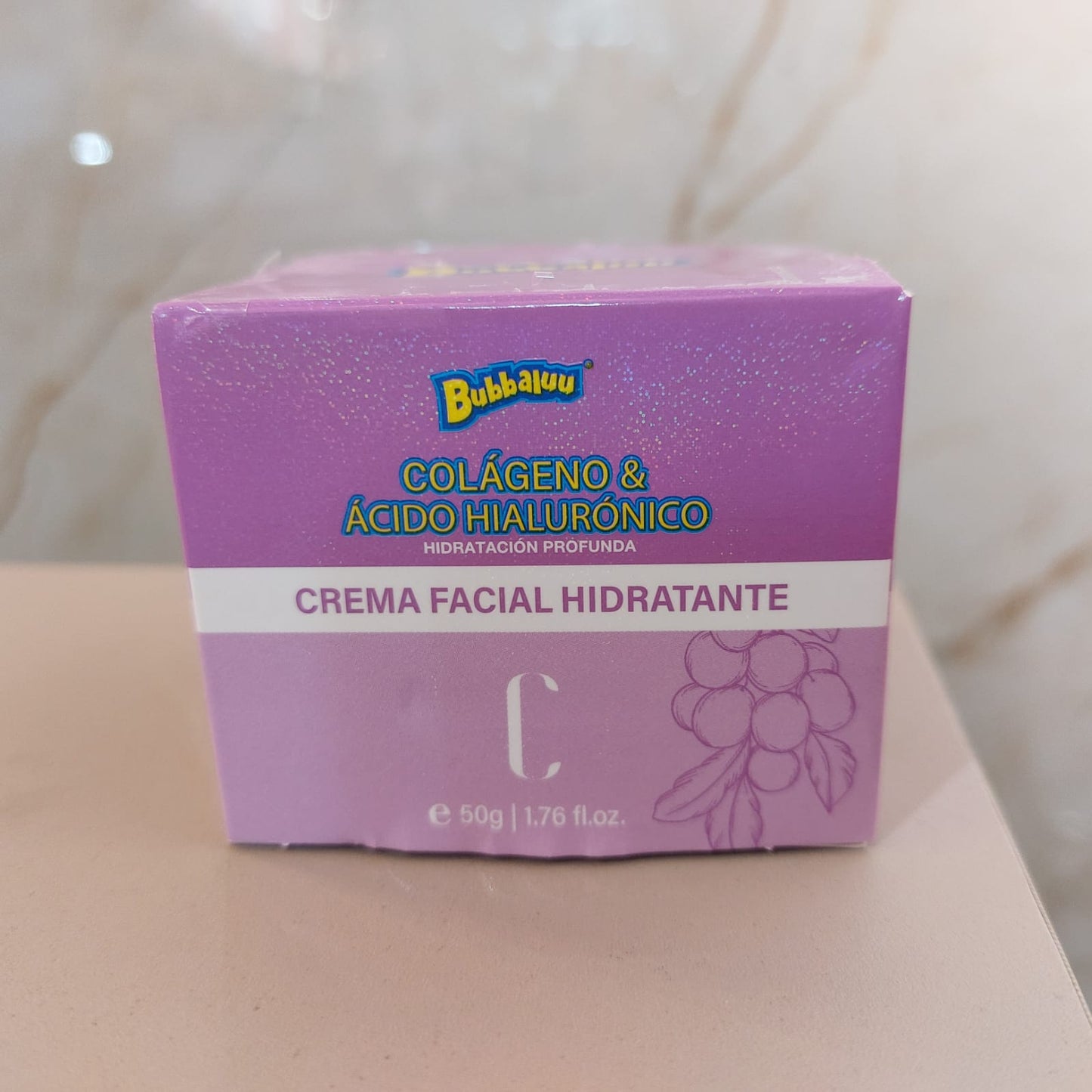 Crema Facial Hidratante Bubbaluu 50g