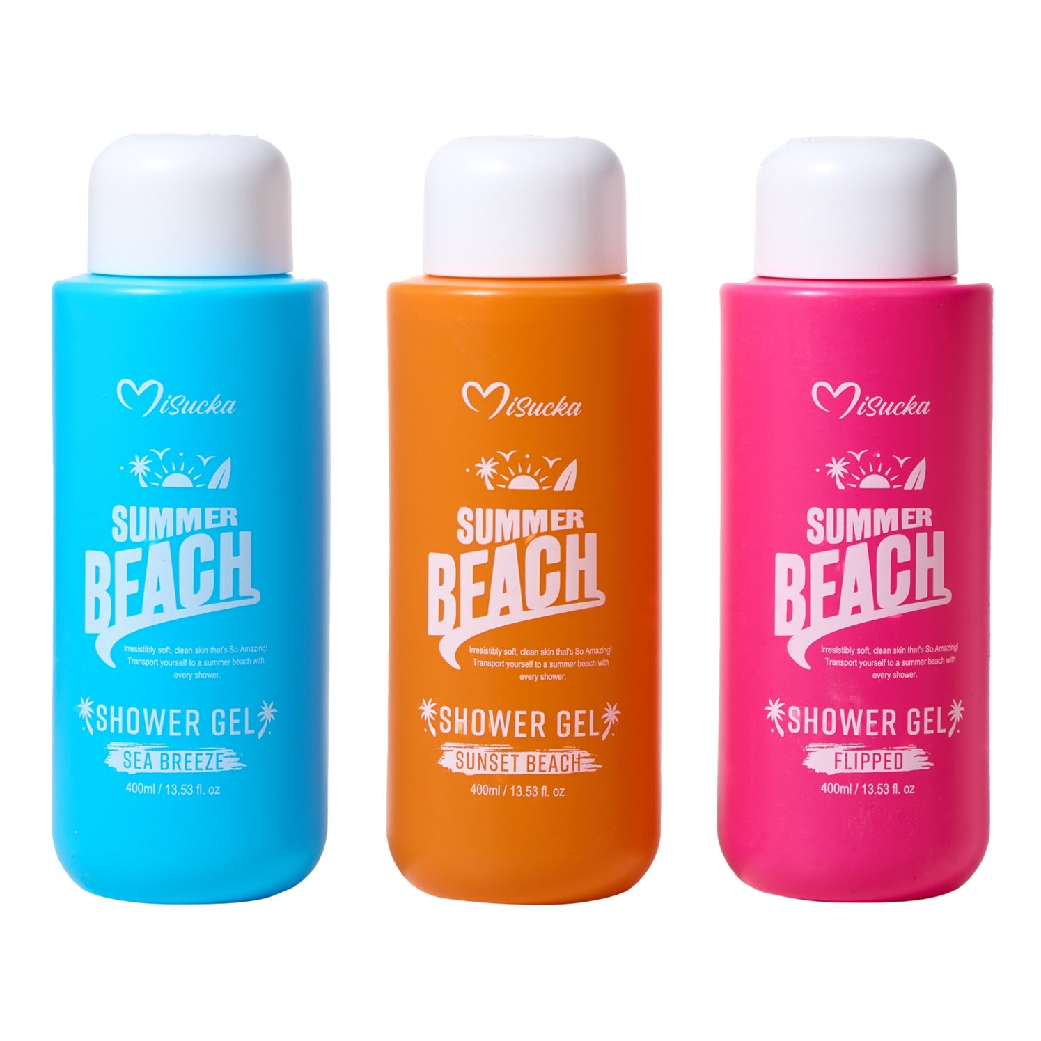 Misucka Gel De Ducha Dawn Glow Summer Beach (400 Ml) - variante Naranja