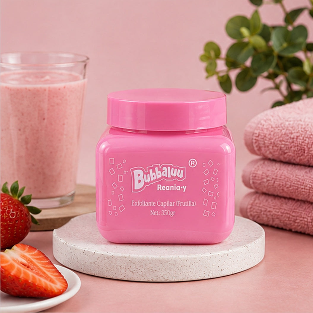Exfoliante Capilar Bubbaluu Reania Frutilla 350 g