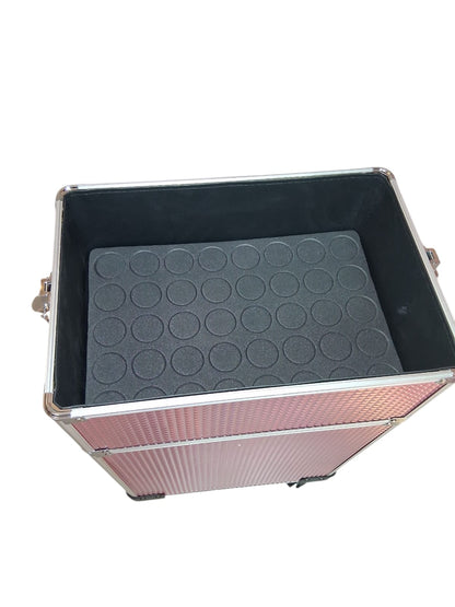 Maleta De Maquillaje Multicapa Rosa Tornasol