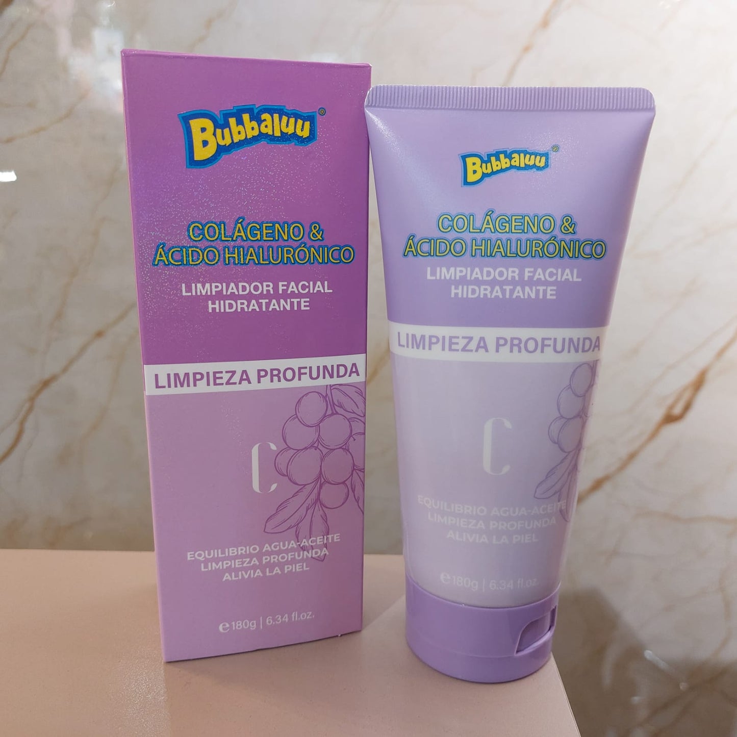 Limpiador Facial de Hidratacion Profunda Bubbaluu