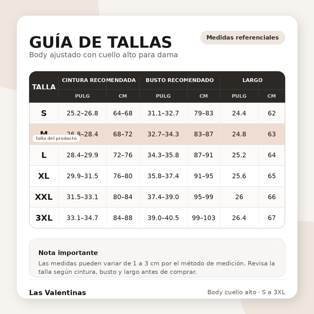 Faja Body Para Mujer - variante 2XL