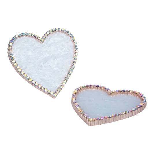 Paleta Mezcladora Corazon Blanco