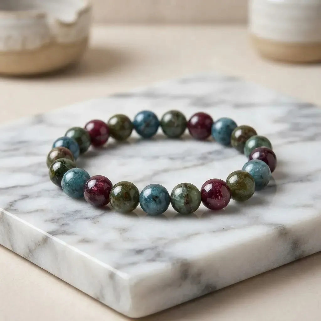 Pulsera Ágata India Piedras Naturales Energéticas