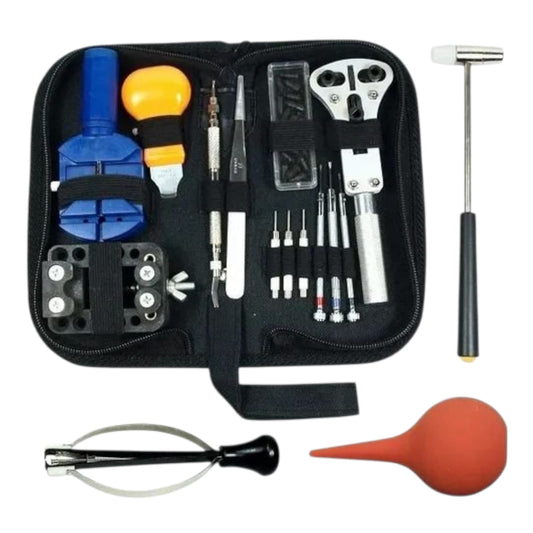 Kit Relojero Para Reparacion con Bombin y Estuche