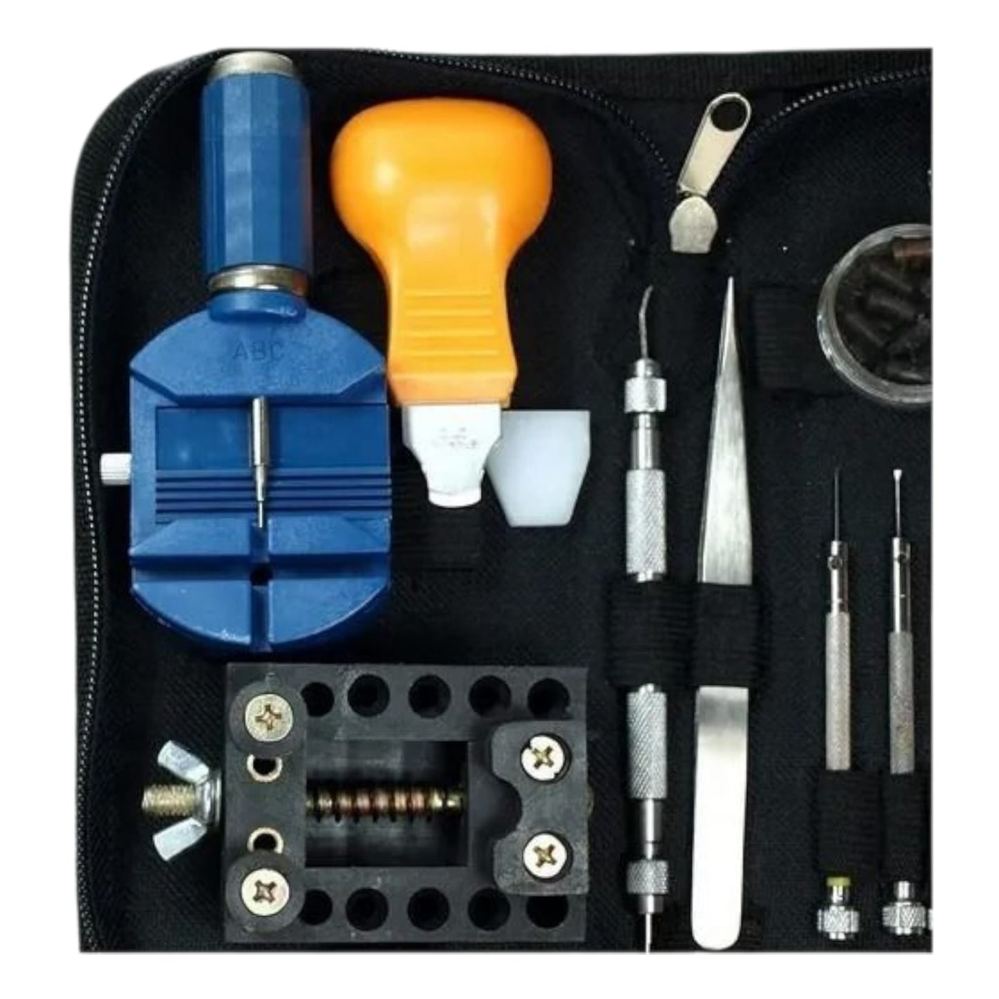 Kit Relojero Para Reparacion con Bombin y Estuche