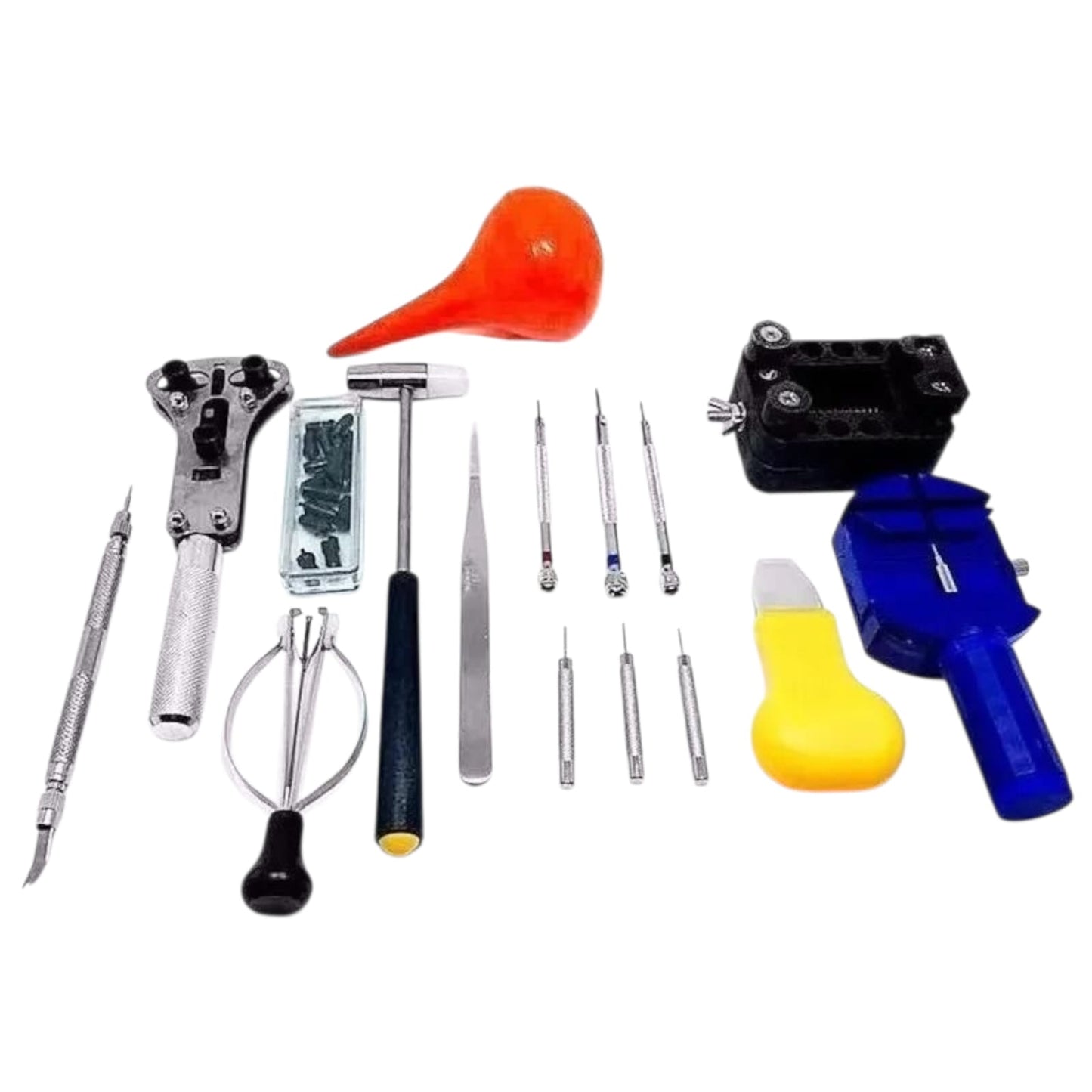 Kit Relojero Para Reparacion con Bombin y Estuche