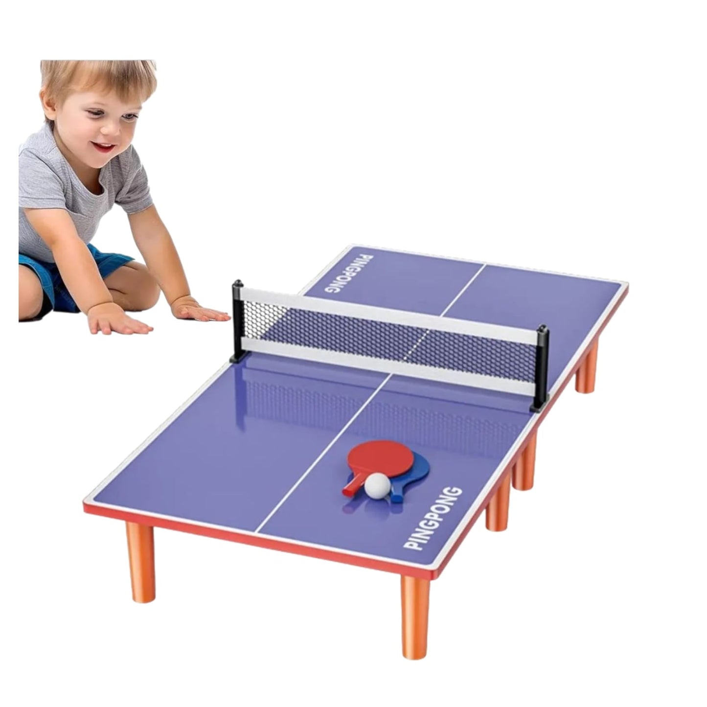 Mini Mesa De Ping Pong Portátil Plegable