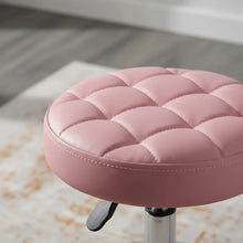 Piso Taburete Color Rosado Con Ruedas - detalle del producto