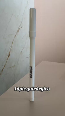 Lápiz Quirúrgico Marcador Estéril Blanco + Regla Microblading