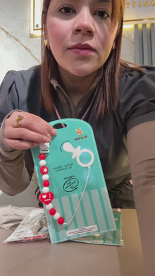 Sujeta Chupete Clip Porta Chupete Silicona Bebe Afirma Tete