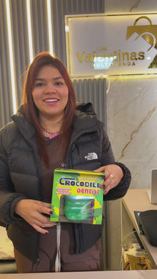 Juego Mordedor De Dedos Cocodrilo Crocodile 3+ Verde