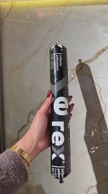 Sellador de Poliuretano Rex Negro 600 ml