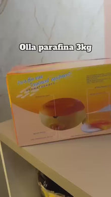 Olla de Parafina 3Kg + 2 guante s + 2 parafina de 450gr