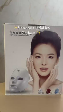 Mascara Facial Led Cuidado de La Piel