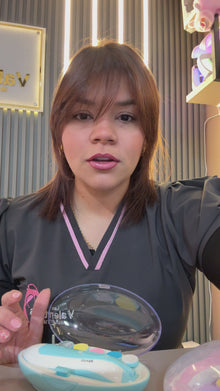 Lima De Uñas A Pilas Para Bebé Juego De 6 Piezas - Rosa