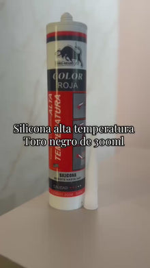 Silicona Roja Alta Temperatura 345º Color Rojo 300ml Sellante
