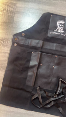 Delantal O Pechera Para Peluquero Barbero, Multiuso Negro