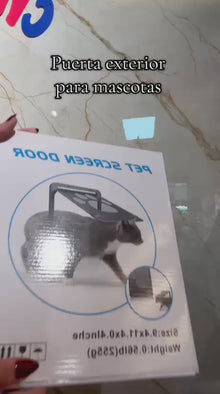 Puerta Abatible Exterior Para Mascotas Perros y Gatos