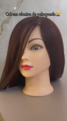 Cabeza Tecnica De Peluqueria 100% Natural