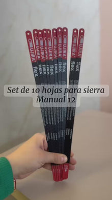 Pack De 10 Hojas Marco Sierra Flex 300mm/12pulgdas/ 10d/24t