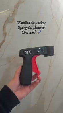 Pistola Adaptador Spray De Pintura Aerosol Rex